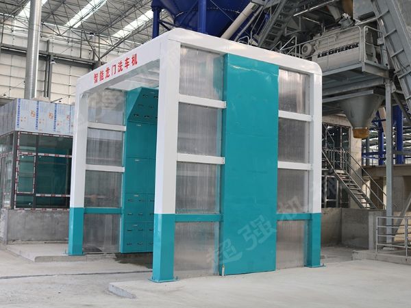 高端龍門洗車機(jī)安裝效果